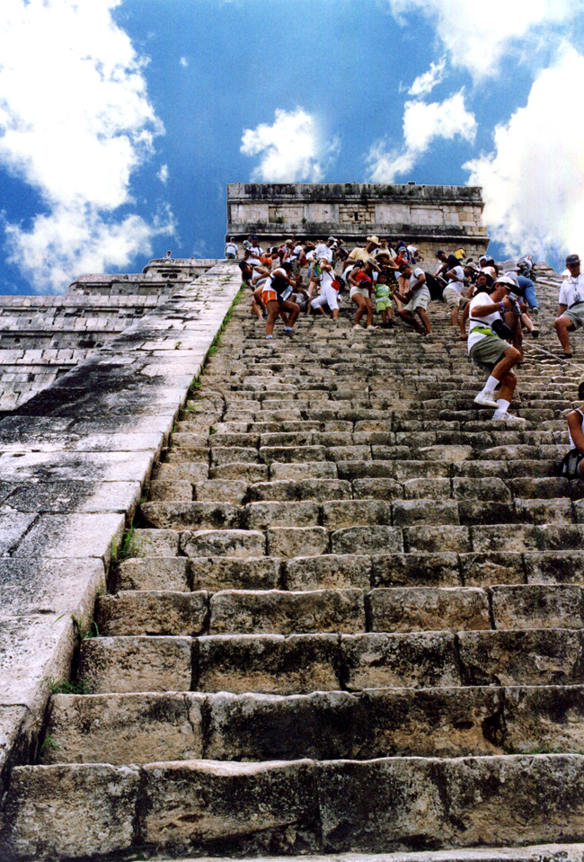 Chichen Itza - Salita ripida